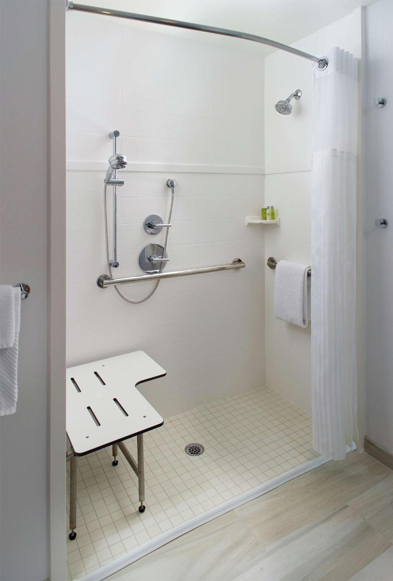 King Room Roll Shower Mobility or Hearing Accessible